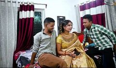 DESI MALLU BHABHI HADCORE THREESOME SEX WITH HER LOCAL TWO DEBAR WHEN SHE WAS ALONE AT HOME FULL MOVIE ( HINDI AUDIO )