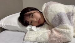 カップルのお泊まり。寝る前のえっち動画。