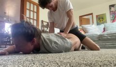 Fuck me from behind eating cum