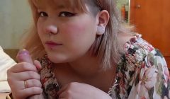 Grandma got sappy for the day and gave the tenant a blowjob.