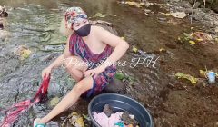 Pinay scandal kinantot sa sapa si Ganda