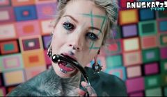 Pink Corset Anal Slut Steel Toy Deep Fucking & Magic Wand Squirting Orgasm