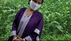 Real sex with girlfriend in garden