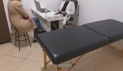 Real urologist performs an anal exam and cures her with his penis in her anus.