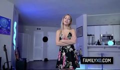Sexy blonde stepdaughter POV sex – Alina Lopez