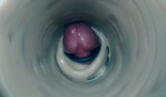 Strange internal vagina camera