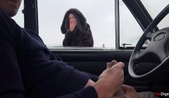 Stranger gave me a handjob through the car window on public parking