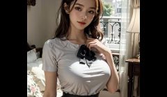 (3D ANIMATED HENTAI ASIAN MODEL) wearing a maid outfit (with pussy masturbation ASMR sound!)