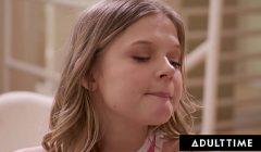 ADULT TIME – Nasty Stepsister Coco Lovelock Has First SQUIRTING ORGASM From Stepbro! FULL SCENE!