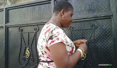 African Gift traveled from Lagos to Warri to meet her fan for a mad fuck