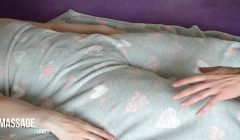 Amateur Romantic Massage – European Babe under hairy Blanket