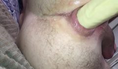 Anus suction cup and dildo anal fuck