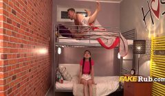 Asian Tourist Walks In On MILF Getting Fucked And Joins IN