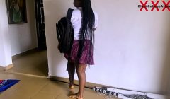 BIG ASS GIRL ON UNIFORM VISITS HER BIG COCK BOYFRIEND FOR A HOT SEX. PLEASE SUBSRIBE TO RED