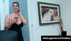 Big Boobed Brunette Alison Tyler Dicked By Fat Cock Legend!