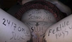 Big boobed teen girl turned into creampied slut in a bukkake gangbang! – Roleplay – Milky Mari