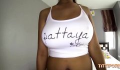 Big breasted Asian girl loves foreigner cock