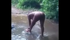 black MLF enjoying and having fun outdoor