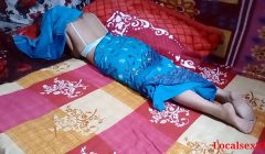 Blue Saree Bhabi Sex In Student (Official Video By Localsex31)
