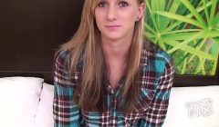 brand new blonde 18 yr old gets creampied