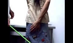 Canning Spanking For Chinese Girl