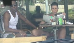 Cheating Wife #4 Part 3 – Hubby films me outside a cafe Upskirt Flashing and having an Interracial affair with a Black Man!!!