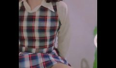 Cogiendo a mi hermana cuando llega de clases con su uniforme de colegiala