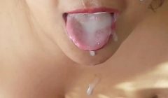 Cum swallow compilation Miss Latin Rain