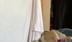 Cumming in stepmom’s panties turns her on