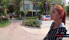 Cute big ass amateur Thai girlfriend blowjob and fucking on top once home