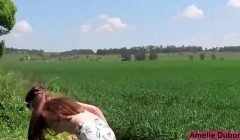 Cute Girl Public Blowjob Big Dick Stranger Outside – Cum in Mouth