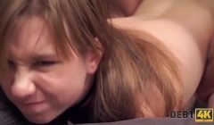 Debt4k. Alice Klay gets fucked by stranger because she took out a loan for iPhone