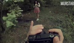 Divorced the student for intimate photos, and fucked in the woods