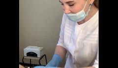 Dude spontaneously cum right on the procedure from the beautiful Russian master SugarNadya