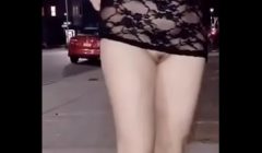 在街上不穿内衣裤好爽