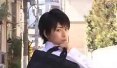 女子高生　男装教師