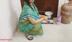 Early In Morning Fucking My Maid In kitchen When She Preparing Chicken For Me And Family