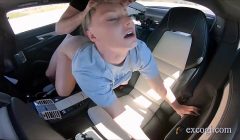 Ex-Military First Timer Kayley Gunner Gets Splatted With Cum