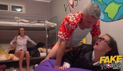 Fake Hostel Sniffing Uni girls assholes squirting quivering orgasms