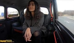 Fake Taxi Asian babe gets her tights ripped and pussy fucked by Italian cabbie