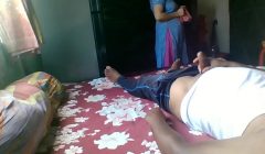 Flashing on real Indian maid with twist