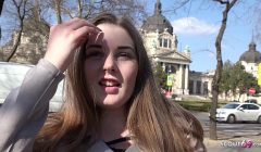 GERMAN SCOUT – 18yr YOUNG CURVY BIG TITS LUCIE PICKUP AND FUCK