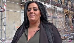 GERMAN SCOUT – BBW Teen Ashley bei Strassen Casting gefickt