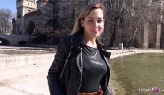 GERMAN SCOUT – BIG h. NATURAL BOOBS TEEN TALK TO FUCK AT PICKUP CASTING