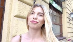 GERMAN SCOUT – ERSTER ANAL FICK FÜR SCHLANKE STUDENTIN MELINA BEI ECHTEN STRASSEN CASTING