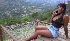 Glamping V.I.P sexo al aire libre (soldier huge cock y Mariana Martix)