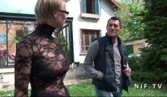 Gorgeous big boobed french blonde analized