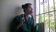 Helena Price Smoking 1 – Thinking about my date while smoking a cigarette…