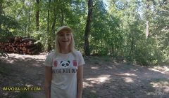 & His Boy Tag Team Girl Lost in Woods! – Marilyn Sugar – Crazy Squirting, Rimming, Two Creampies – Part 1 of 2