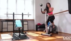 Horny gym sex